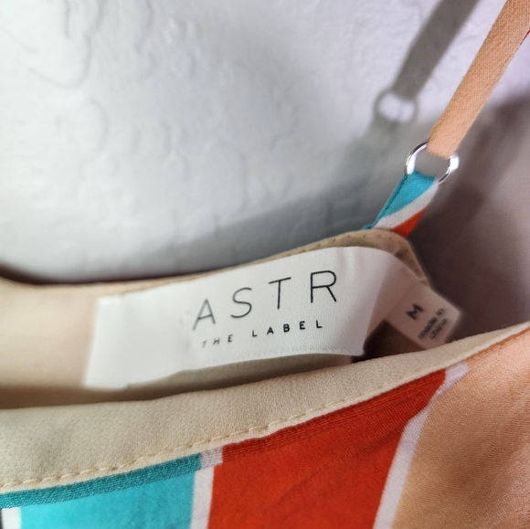 Astr The Label Cropped Striped Spaghetti Strap Tank Size Medium - Picture 5 of 7